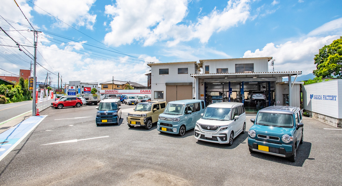 車の販売から、車検・修理・チューニングまでナカダファクトリーにお任せ下さい！